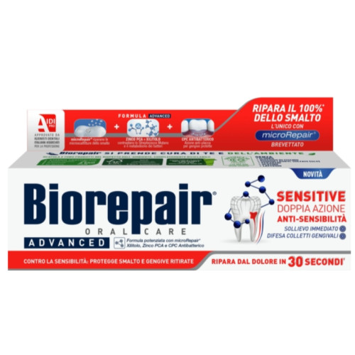 Зубна паста Biorepair "Швидке позбавлення чутливості Адвансед" 75 мл